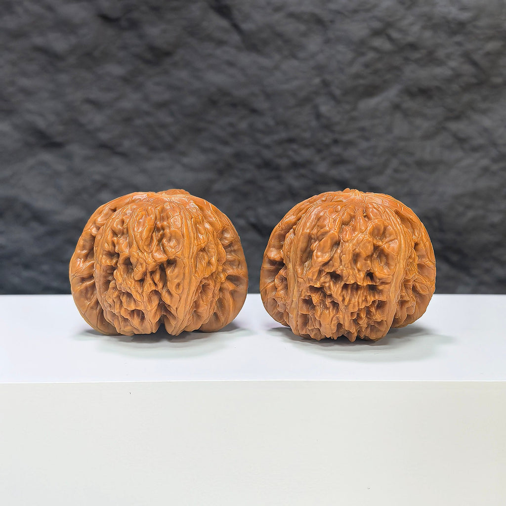 【精選級】平谷元寶 文玩核桃 (4.2 × 4.2cm) | [Selected Grade] Pinggu Sycee Walnut (4.2 × 4.2cm) - SKU: PGYB-1S5