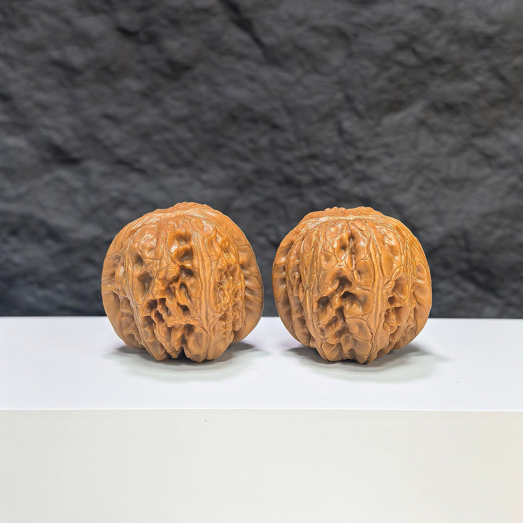 【精選級】平谷元寶 文玩核桃 (3.7 × 4.2cm) | [Selected Grade] Pinggu Sycee Walnut (3.7 × 4.2cm) - SKU: PGYB-1S3