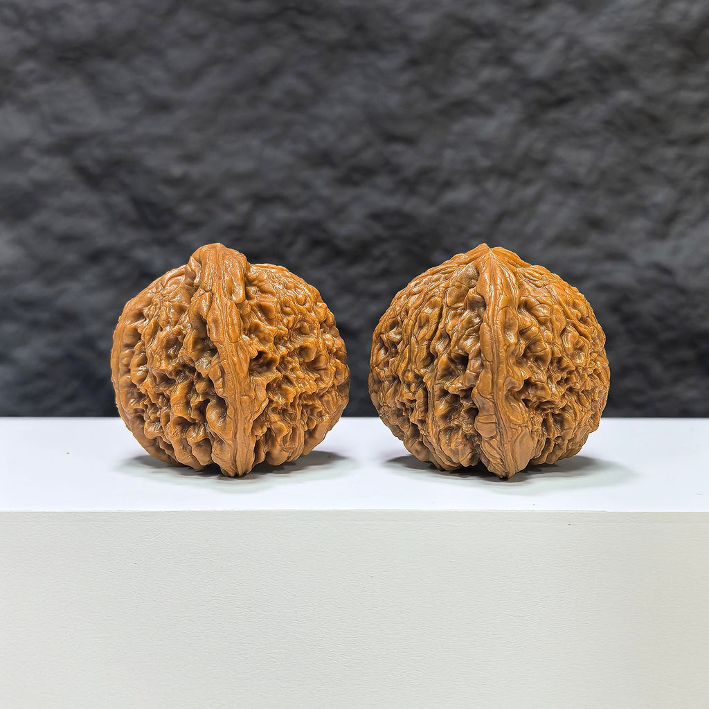 【收藏級】南疆石 文玩核桃 (4.0 × 4.0cm) | [Collector's Grade] Nanjiangstone Walnut (4.0 × 4.0cm) - SKU: NJS-1B5