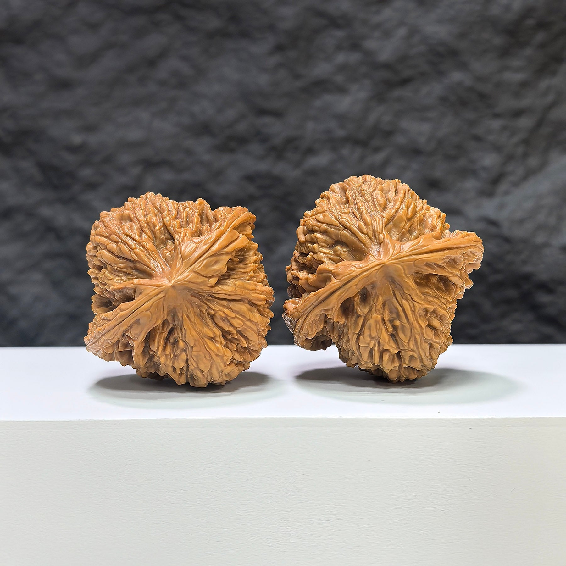 【收藏級】球形南疆石 文玩核桃 (4.2 × 4.2cm) | [Collector's Grade] Spherical Nanjiangstone Walnut (4.2 × 4.2cm) - SKU: QXNJS-1C4