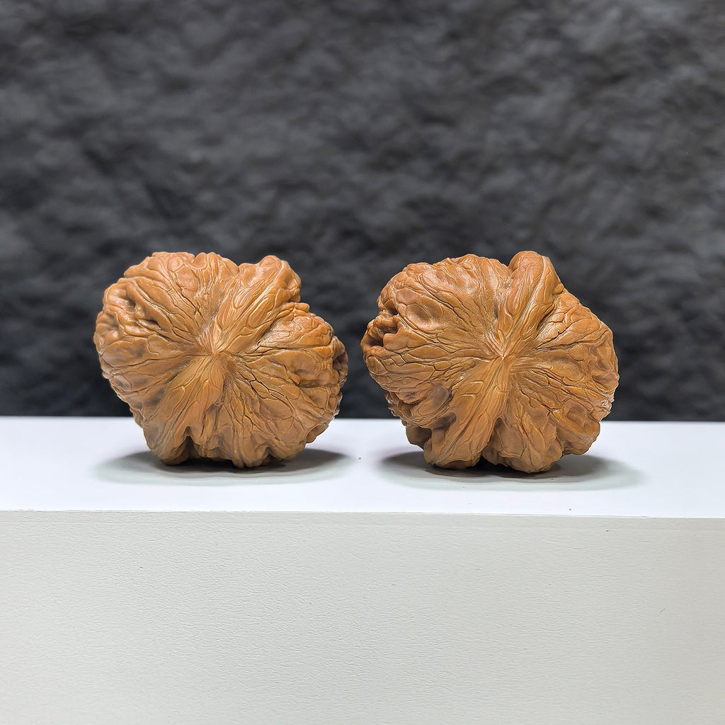 【收藏級】平谷元寶 文玩核桃 (3.8 × 4.1cm) | [Collector's Grade] Pinggu Sycee Walnut (3.8 × 4.1cm) - SKU: PGYB-1B7