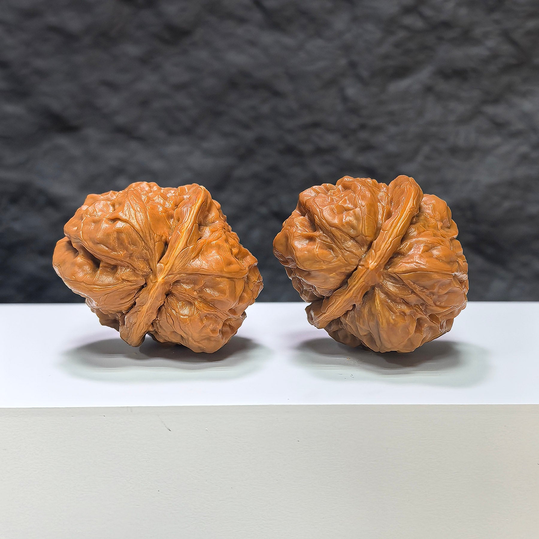 【收藏級】蟾蜍水晶蛙 文玩核桃 (3.6 × 4.2cm) | [Collector's Grade] Toad Crystal Frog Walnut (3.6 × 4.2cm) - SKU: SJW-1A7
