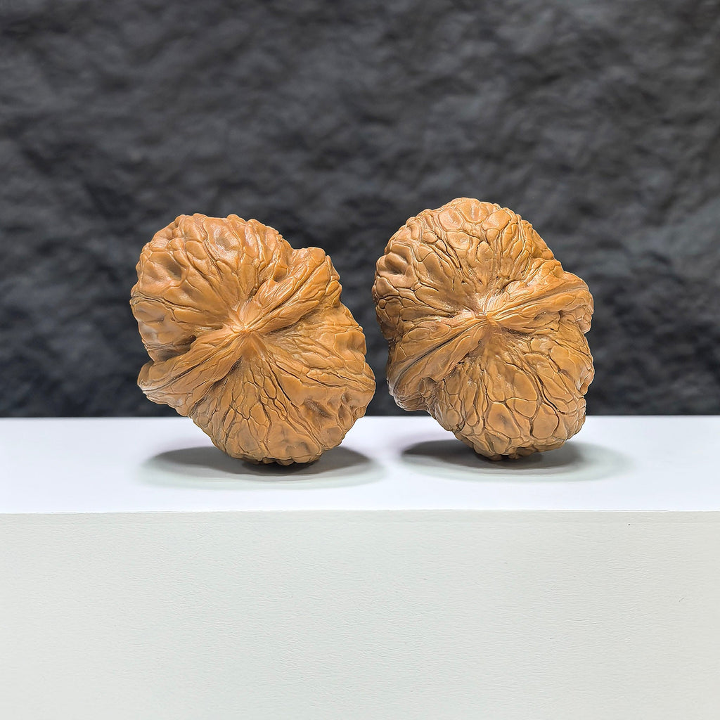 【收藏級】平谷元寶 文玩核桃 (3.7 × 4.5cm) | [Collector's Grade] Pinggu Sycee Walnut (3.7 × 4.5cm) - SKU: PGYB-1C7