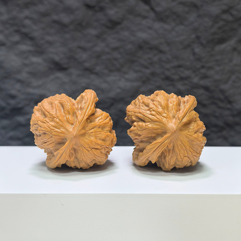 【收藏級】野狼 文玩核桃 (4.0 × 4.0cm) | [Collector's Grade] Wild Wolf Walnut (4.0 × 4.0cm) - SKU: YN-1A3