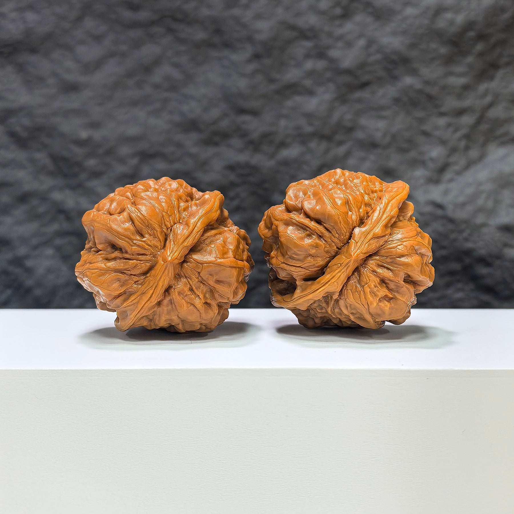 【收藏級】蛤蟆頭 文玩核桃 (4.4 × 4.4cm) | [Collector's Grade] Toad Head Walnut (4.4 × 4.4cm) - SKU: HMT-1B0