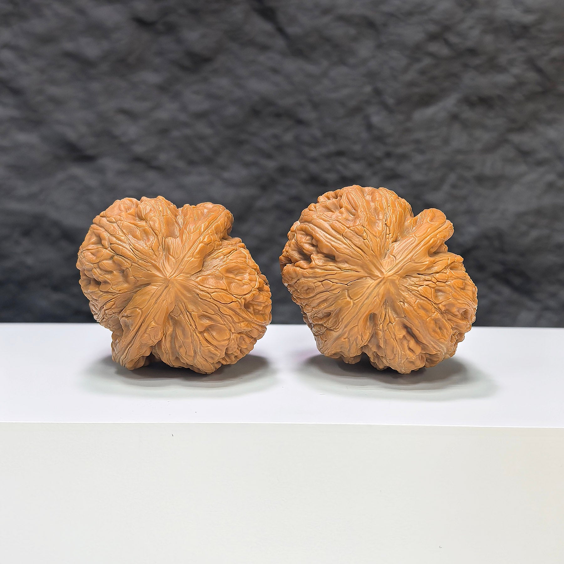 【精選級】平谷元寶 文玩核桃 (4.0 × 4.3cm) | [Selected Grade] Pinggu Sycee Walnut (4.0 × 4.3cm) - SKU: PGYB-1S0