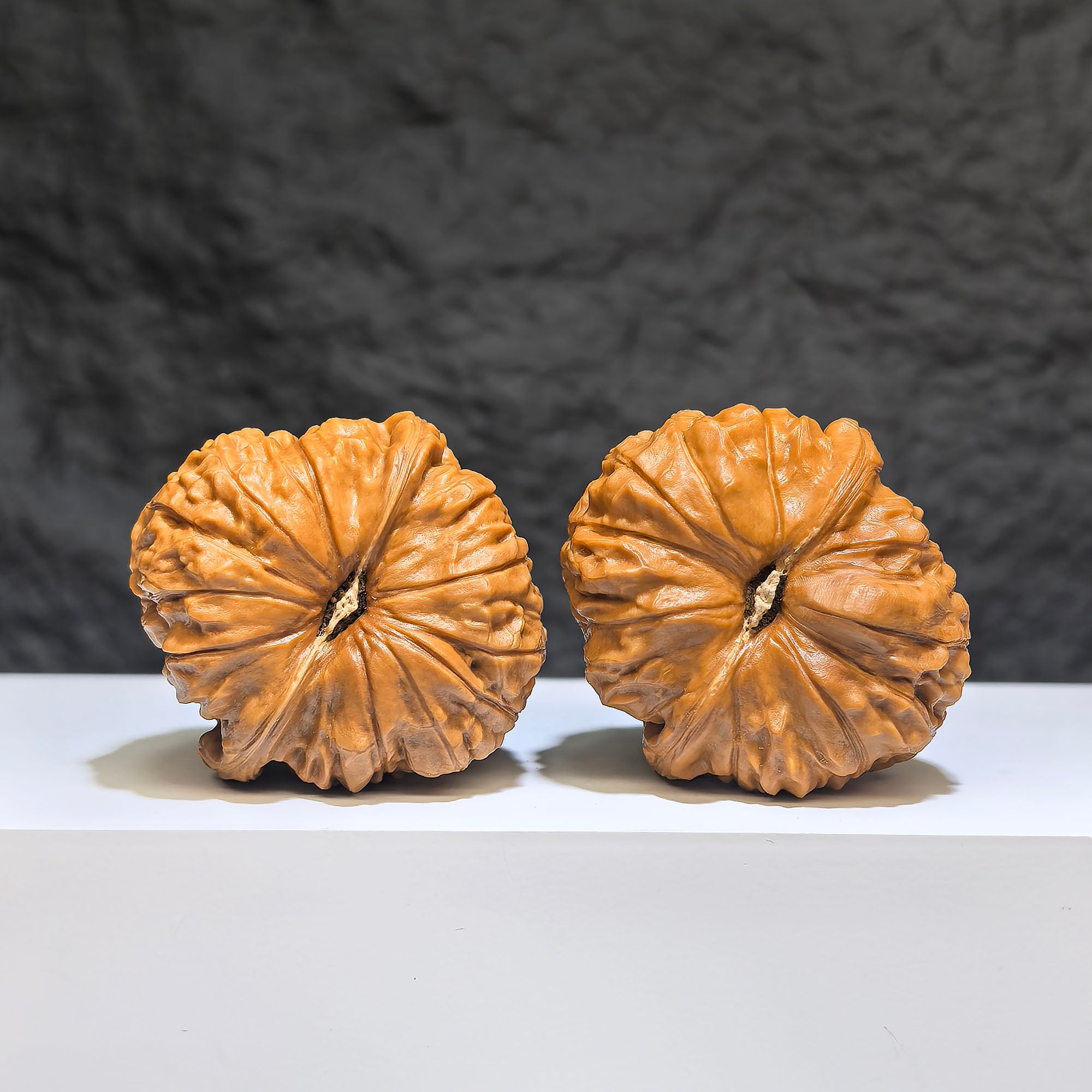 【收藏級】南瓜墩 文玩核桃 (4.2 × 4.4cm) | [Collector's Grade] Pumpkin Pier Walnut (4.2 × 4.4cm) - SKU: NGD-1Z6