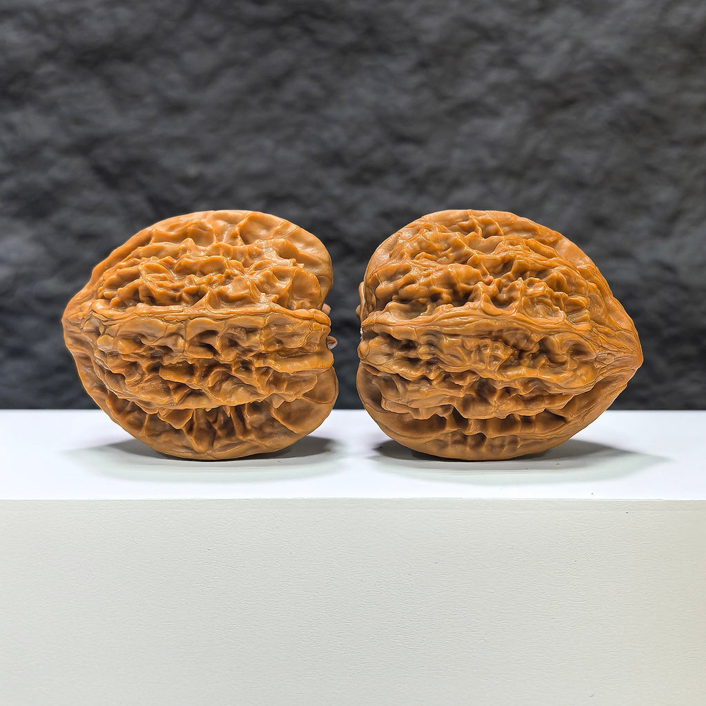 【收藏級】北京雞心 文玩核桃 (4.4 × 4.2cm) | [Collector's Grade] Beijing Chicken Heart Walnut (4.4 × 4.2cm) - SKU: JX-1B2