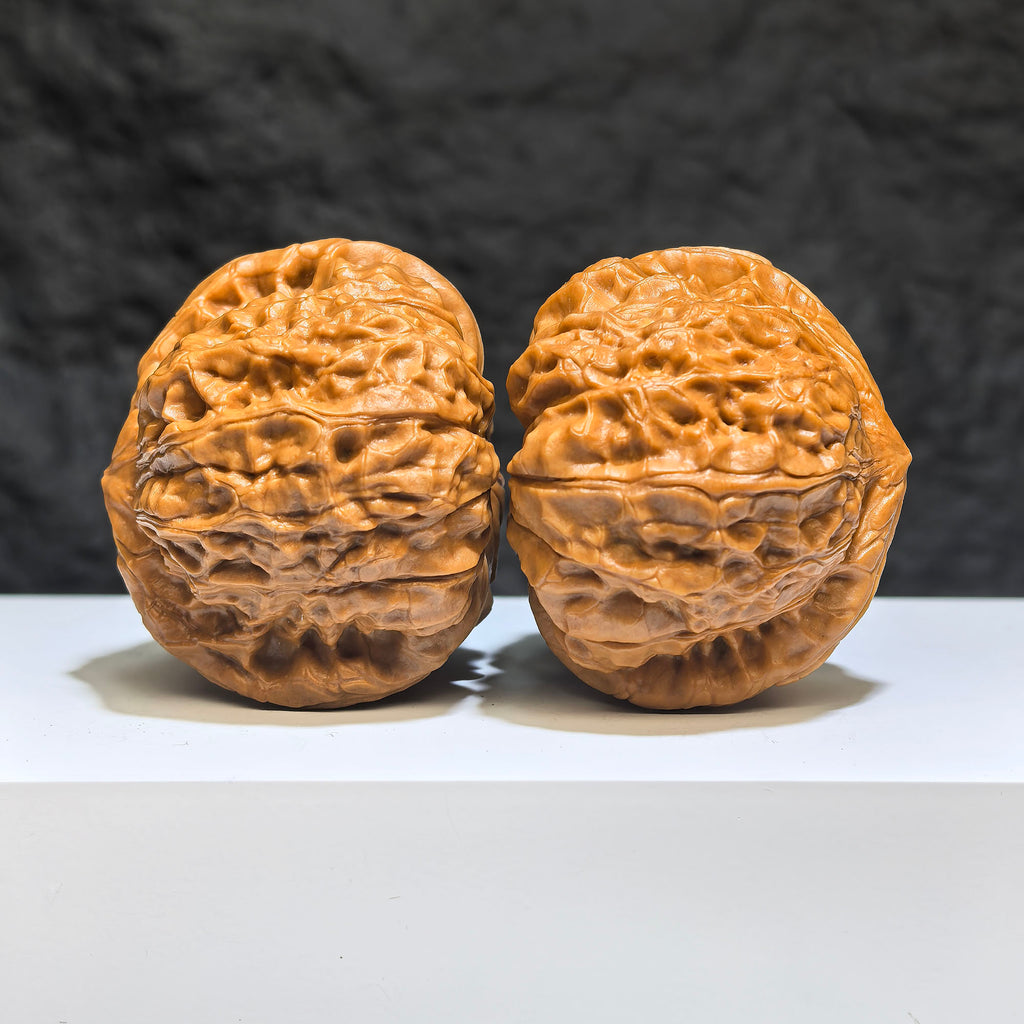 【收藏級】南瓜墩 文玩核桃 (4.2 × 4.4cm) | [Collector's Grade] Pumpkin Pier Walnut (4.2 × 4.4cm) - SKU: NGD-1Z6