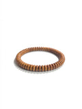 ZenWenwan solid fortune seed bracelet with 7.5mm purple Zi Jin Shu beads, traditional Chinese bracelet style.