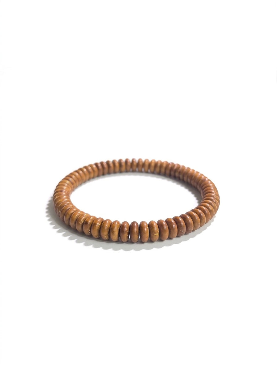 ZenWenwan solid fortune seed bracelet with 7.5mm purple Zi Jin Shu beads, traditional Chinese bracelet style.