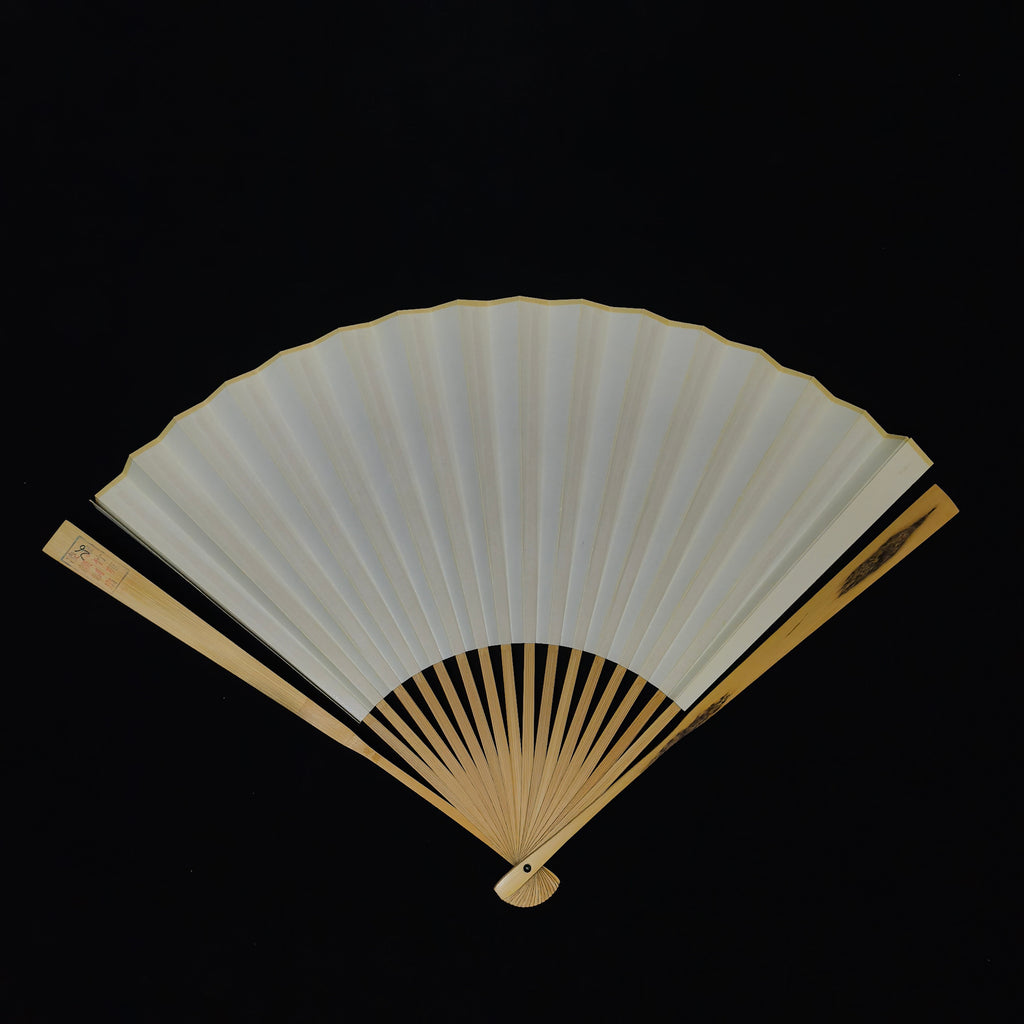 [Master Lingyan Handcrafted] Premium Jade Bamboo Folding Fan - "Beauty Shoulder" Antique Square Head (9.5 Inch / 18 Ribs) | 非遺匠人凌顏手作 9.5寸18方2.0玉竹摺扇（美人肩/古方頭）