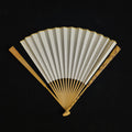 [Master Shen Changrong] Yunfei Cloud-Spotted Bamboo Fan - Qing-Dynasty "Temple Gate" & Horse Tooth Head (9.5 Inch / 16 Ribs) | 安吉沈昌榮手作 雲妃竹 清式廟門 馬牙頭 9.5寸16方2.0
