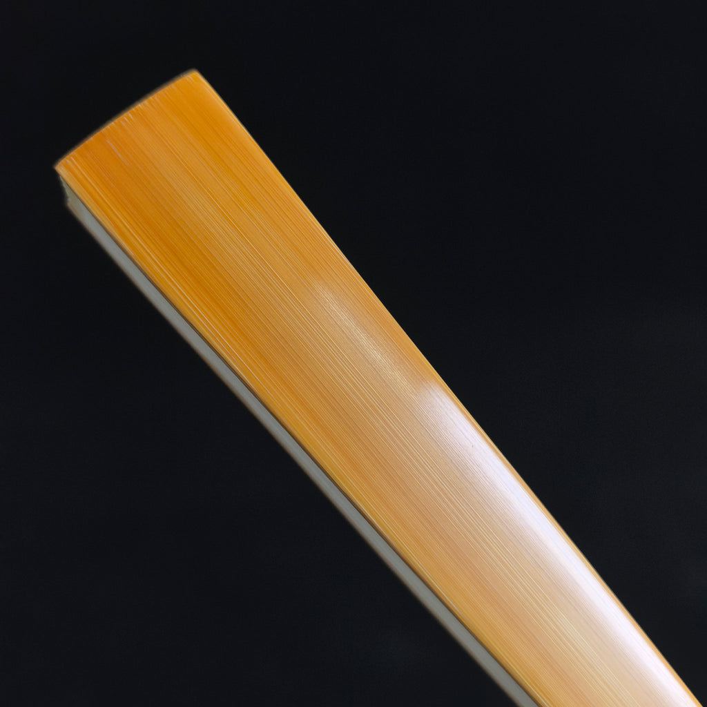 [Master Shen Changrong] Premium Handcrafted Jade Bamboo Fan - "Beauty Shoulder" Fishtail Head (9.5 Inch / 16 Ribs) | 安吉沈昌榮手作 精選玉竹 美人肩魚尾頭 9.5寸16方2.0