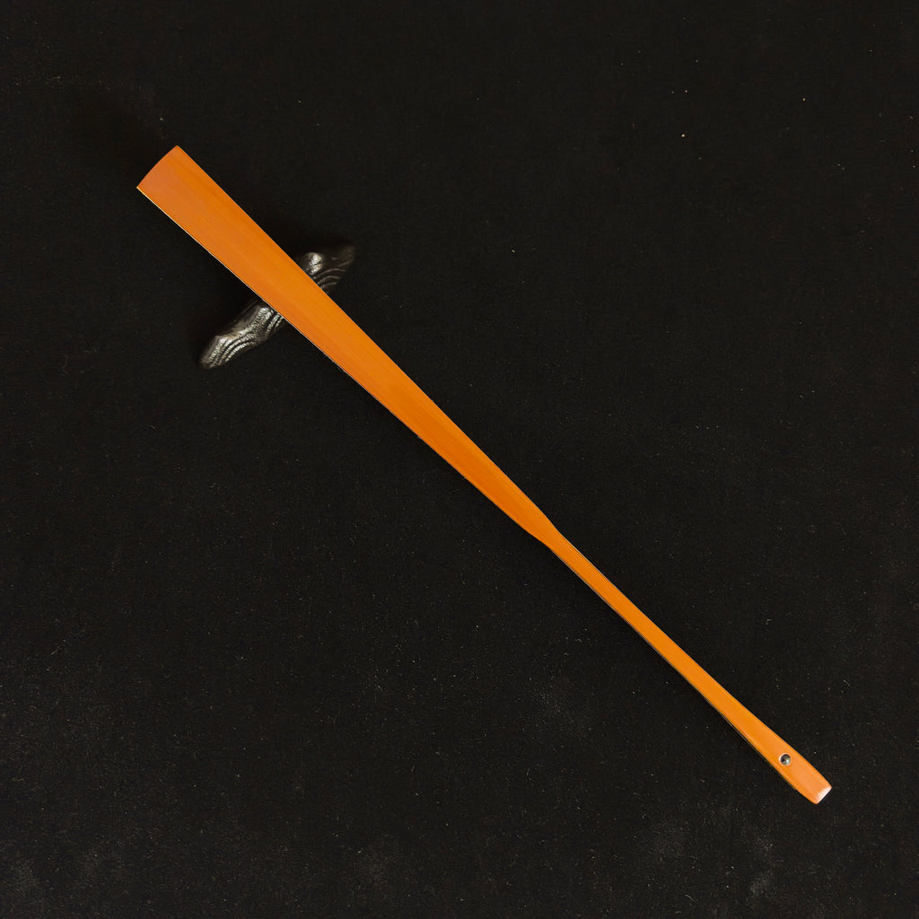 [Master Guo Wei] Aged Sichuan Jade Bamboo Fan w/ Triple Ebony Inlay - "Beauty Shoulder" Antique Square Head (9.5 Inch / 16 Ribs) | 郭煒手作 老川料玉竹三合青 美人肩古方頭 9.5寸16方2.0